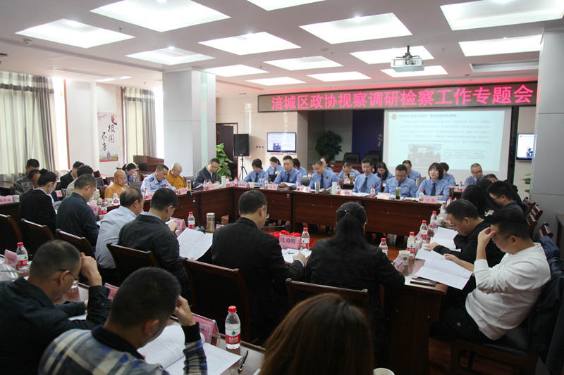 区政协主席张晓丰带队视察区检察院工作